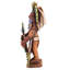 Fierce Aztec Jaguar Warrior Ceramic Figurine
