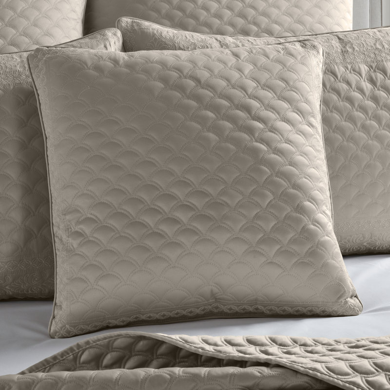 Coussin décoratif carré Lyndon, Taupe