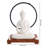 Ceramic Buddha Statue And LED Circle Table Lamp For Home Décor-1211898403