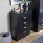Phoenix 5 Drawer Chest Bedroom Storage Unit-1675071291