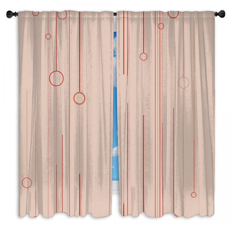 Rideaux obscurcissant et obscurcissant Lines - 2 panneaux, 40in x 60in - 2 panels, Transparent