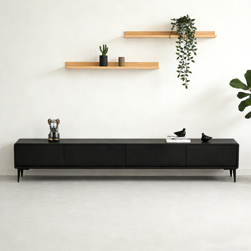 Meuble télé simple et moderne, 15.74"H x 86.61"L x 11.81"W
