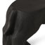 Élégant banc pour chien noir mat MGO - aucun assemblage requis
