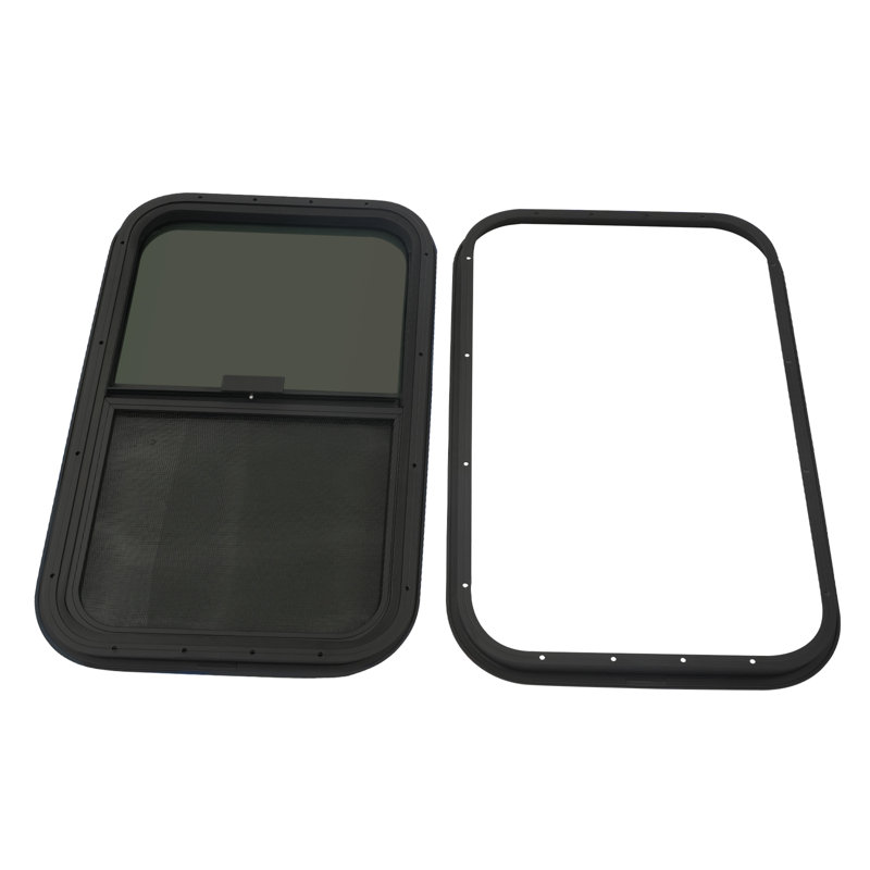 15" W x 24" H RV Window Replacement Trailer Window with Screen