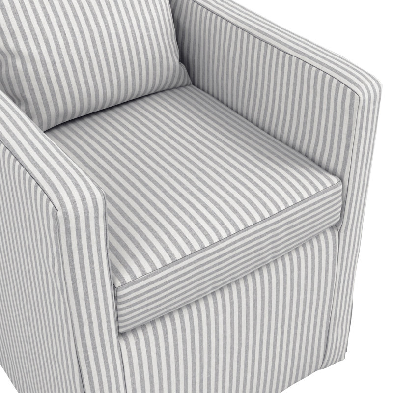 Chama Grey Thin Stripe Dining Chair