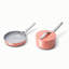 Caraway Nonstick Ceramic Minis Duo Cookware Set - Fry Pan & Saucepan, Perracotta-158473571