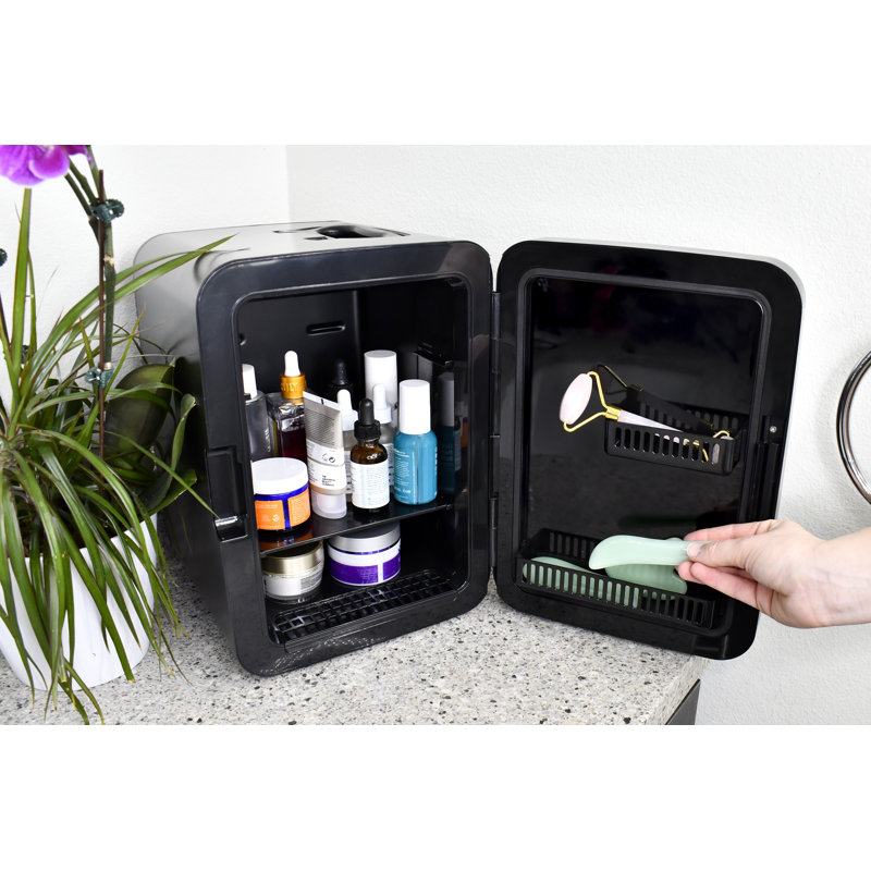 Mini réfrigérateur rétro, peut contenir jusqu'à 10 L ou 15 canettes, réfrigérateur portable pour voiture, bureau, chambre à coucher