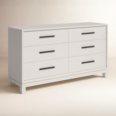 Wrightia 60" Mahogany Double Dresser
