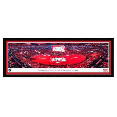 Detroit Red Wings, Centennial Stick Salute - Cadre sélectionné