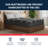 Zeta Ice Graphite Infused Memory Foam, Firm Feel, 14" Mattress-53134423