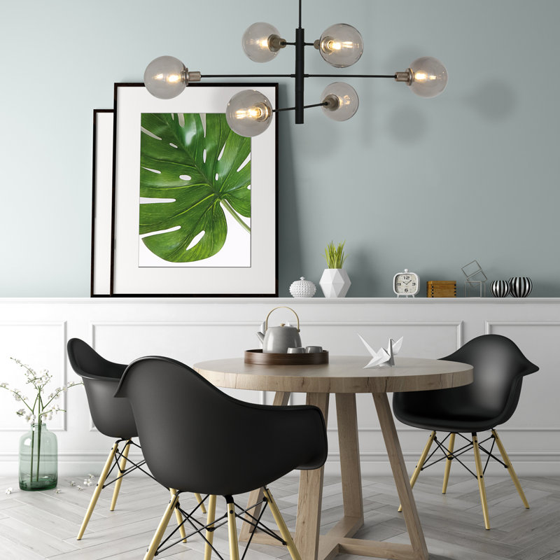 Ernesto 6 - Light Black Unique/Statement Pendant