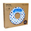 Rae Dunn 48" Ring Float - Indigo Polka Dot Pattern