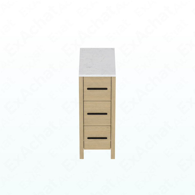 Meuble-lavabo 12 po, meuble-lavabo avec comptoir Freestangding