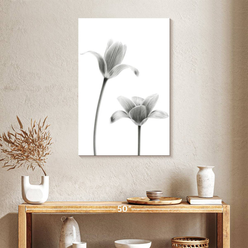 Harnek First Tulips, 36" H x 24" W