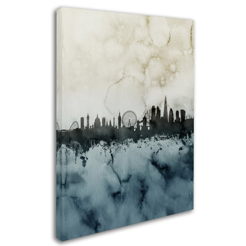 « london horizon tall 3 », impression sur toile tendue, H 19 po x l 14 po x P 2 po