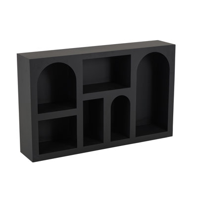 Cole And Grey Metal Geometric Shelving Unit
