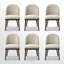 Chaises de salle à manger rembourrées-104469026-104469027
