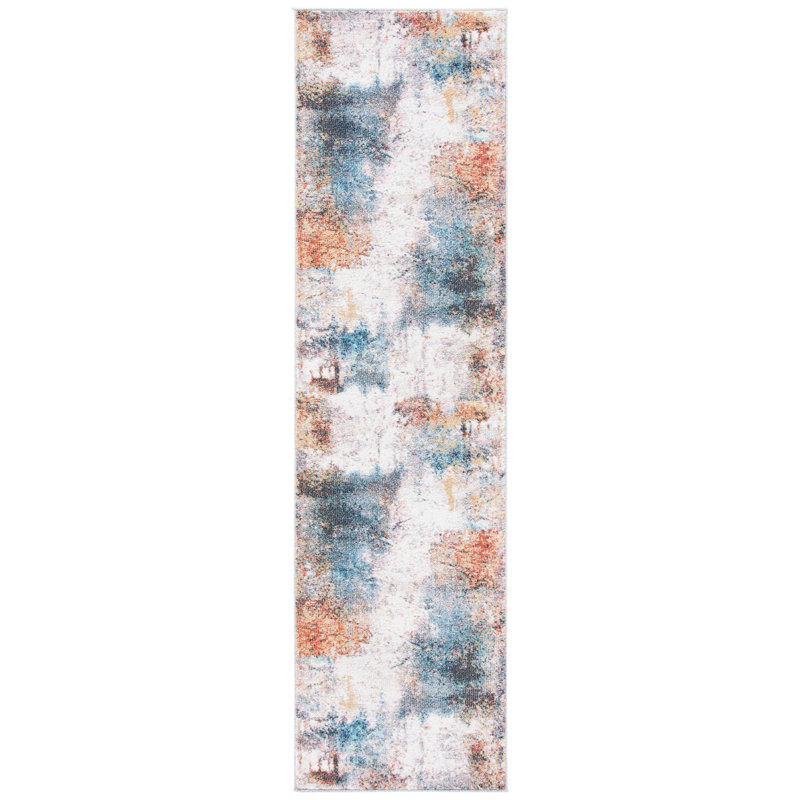 Phoenix Performance Abstract Rug, Runner 2'2" x 10'