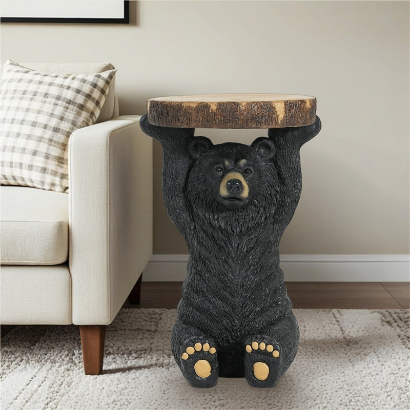 Tabouret de table d'appoint Black Bear
