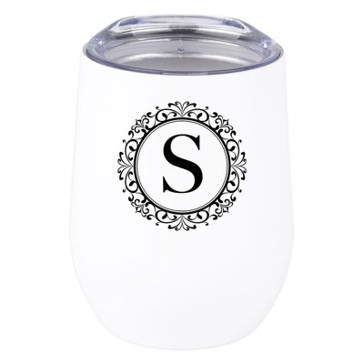 Verre à vin 12 onces en acier inoxydable isolé sous vide