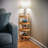 31.5" 4 Tier Bamboo Corner Storage Shelf