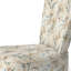 Fauteuil d'appoint côtier Driftwood Dreams à motif tropical et velours, avec motif de feuilles tropicales.-1019641508