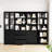 70.9'' H X 94.48'' W Book Cabinet Storage Bookcase Set-39090557