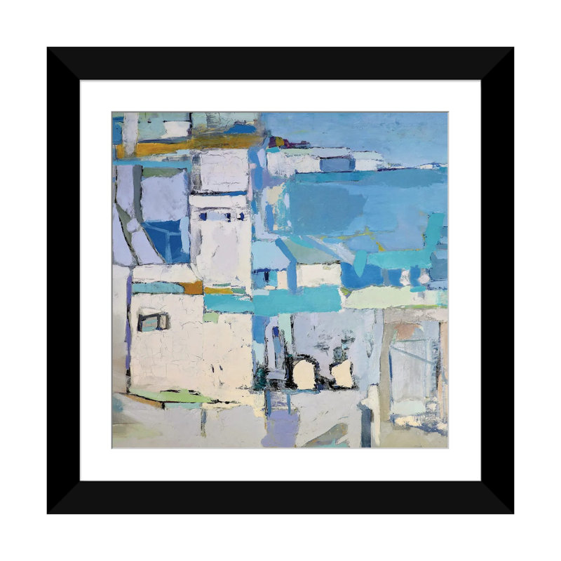 Forteresse blanche, Cadre d'angle ouvert noir, H 16 po x l 16 po