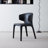 Blue Solid back side Chair(Set of 2)