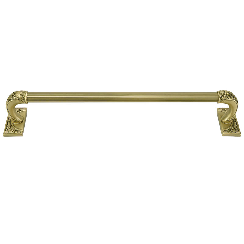 GEORGETOWN 30" TOWEL BAR; BURNISHED SILVER FINISH, Florentine Gold, 3.63" H x 20" W x 3.38" D