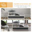 Wooden Tortoise House Indoor Outdoor with Balcony Tray Openable Roof
