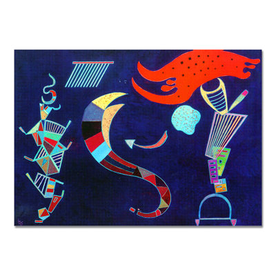 La freccia by Wassily Kandinsky - Rectangle Print on Canvas