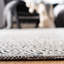 Tapis ivoire / bleu marine en coton tissé à plat Dryden-1616373624