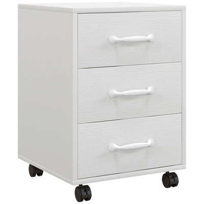 Erve 40cm Wide 3 -Drawer Mobile File Cabinet