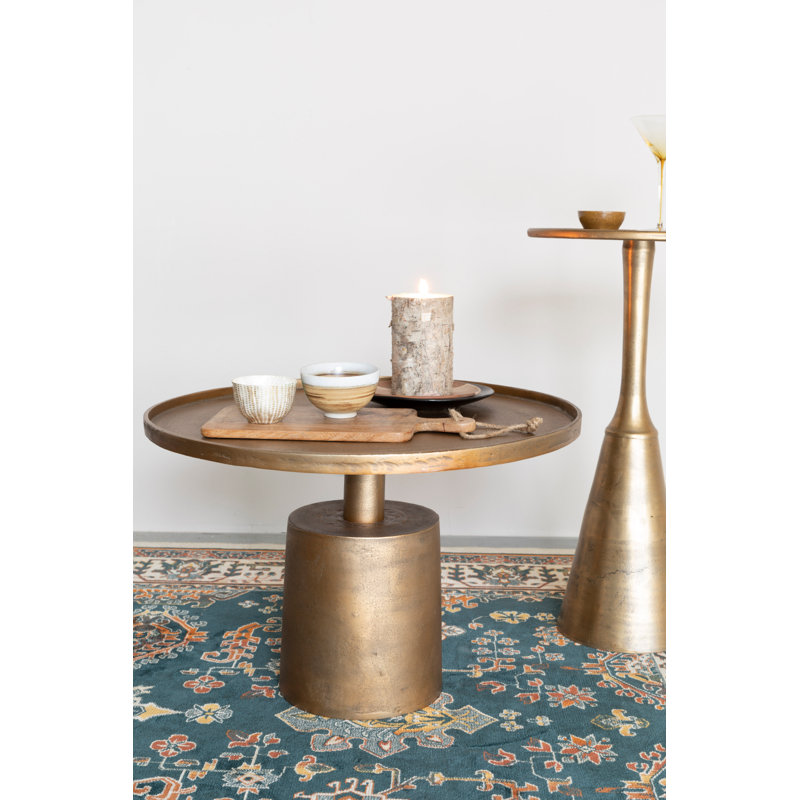 Mason Coffee Table, Antique Gold