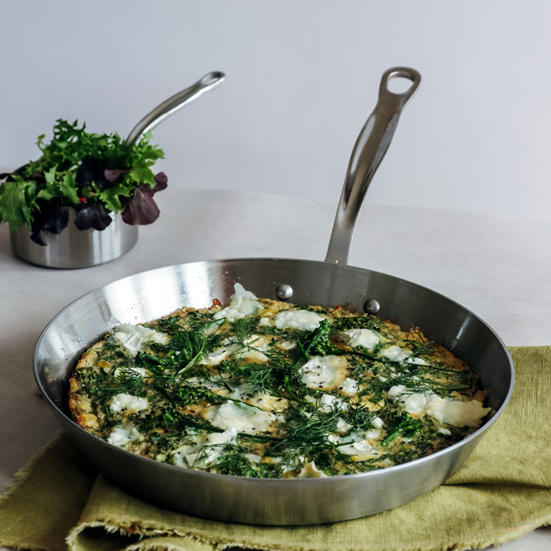 Samuel Groves Stainless steel 3-ply frying pan, 29 cm