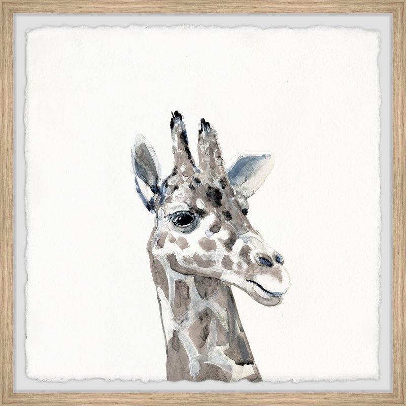 «McBeal Wacky Giraffe», ensemble de 4 reproductions encadrées, H 24 po x l 24 po