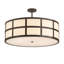 Zilwaukee 6 - Light Semi Flush Mount