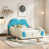 Beige,Blue