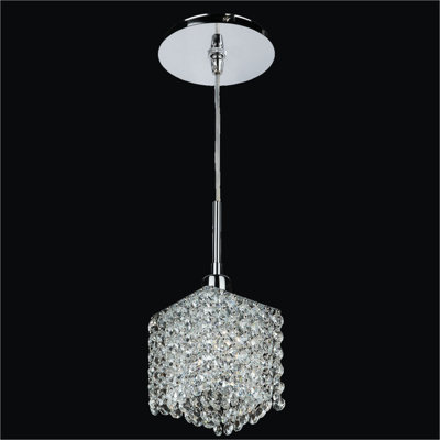 Luminaire suspendu carré 1 lumières Pakswith