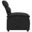 vidaXL Recliner Chair, Adjustable Backrest/ Footrest, Leather-97814415