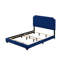 Grand lit en velours bleu Haemon - Luxueux et somptueux sommeil