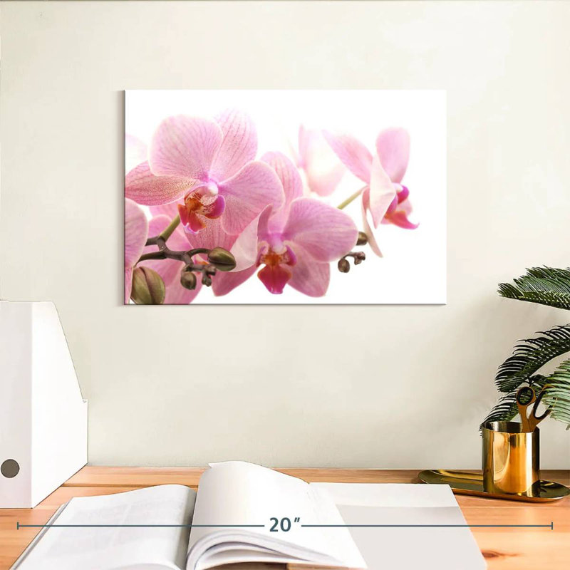 Dreamy Violet Orchids, 8" H x 12" W