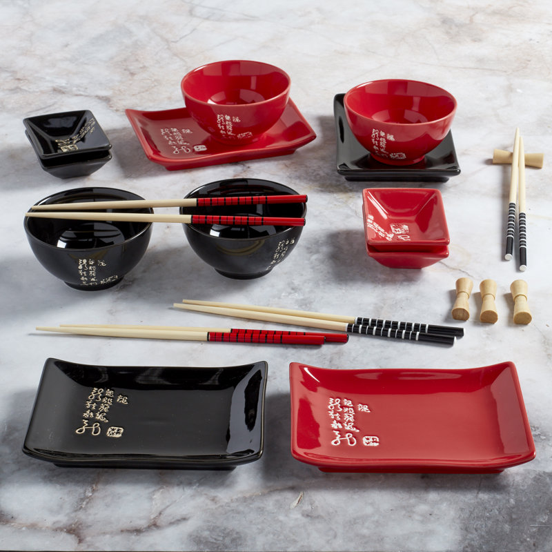 Tabletops Gallery 24 piece Sushi Serving Set