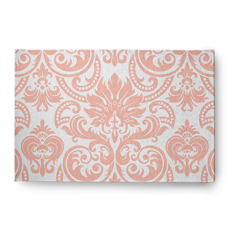 Tapis intérieur / extérieur en chenille tissé à la machine Willet, Rectangle 4 pi x 6 pi