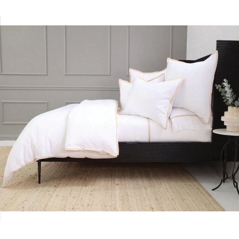 Langston Sateen Pillow Sham, White