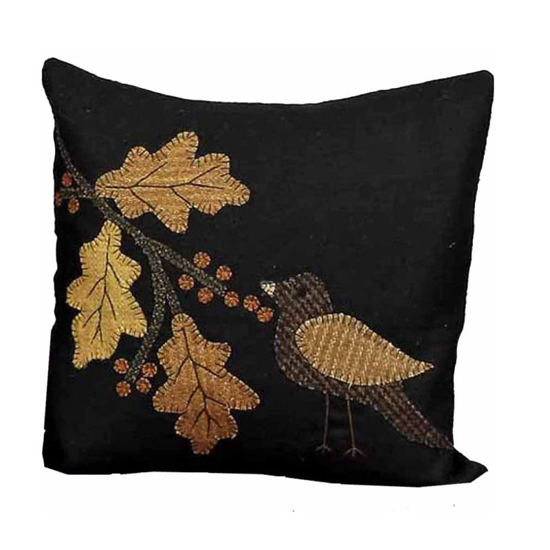 Cotton Blend Throw Pillow