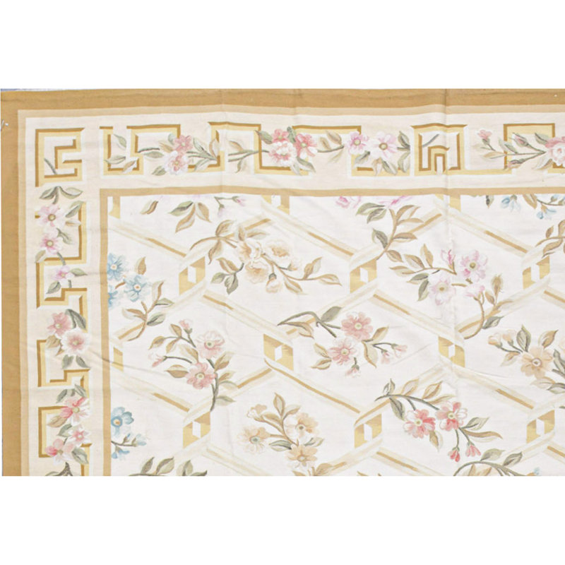 Wool Floral Area Rug