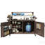 Îlot de cuisine extérieur avec tablette surélevée, plateau en acier inoxydable et grand espace de rangement pour une expérience de cuisson et de divertissement améliorée-1232500986