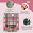 Trampoline with Enclosure Net, Springless Design, Safety Pad and Frame